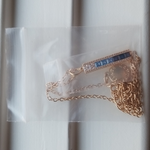 Vince Camuto Blue Ombre CZ Necklace - Picture 5 of 6